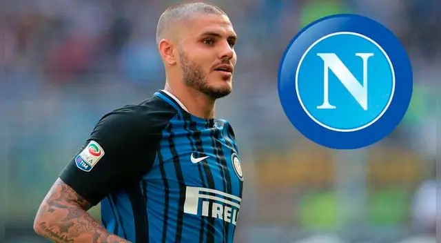Mauro Icardi también suena como fichaje del Napoli. 