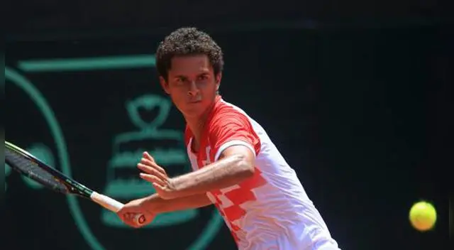 Juan Pablo Varillas logró segundo punto para el Perú por el Grupo II de la Zona Americana de Copa Davis