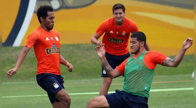 Sporting Cristal no descansa y entrena pensando en el partido contra Sport Rosario