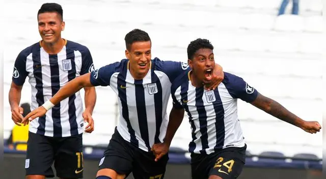 Miguel Araujo celebrando su gol en el Torneo de Verano 2018 con Alianza Lima, vigente campeón nacional
