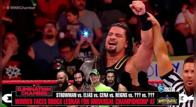La WWE desarrolló el Monday Night Raw este lunes y peleó Roman Reigns ante Bray Wyatt.