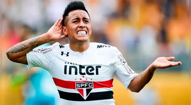 Christian Cueva es la principal carta de gol del combinado paulista.