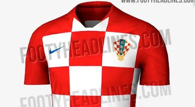 10. La camiseta de Croacia, rival de Perú en marzo, respetará su tradicional diseño pero los cuadrados los hará más grande 