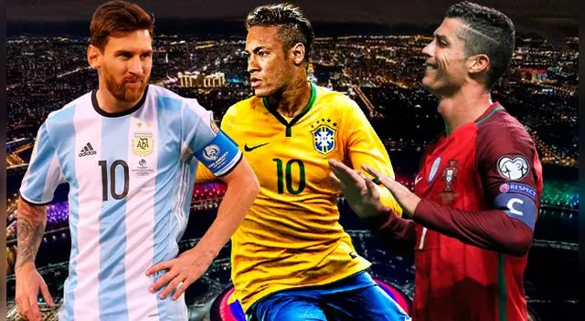 Messi, Cristiano y Neymar son los mejores pagados que jugarán el Mundial de Rusia 2018 Messi, Cristiano y Neymar son los mejores pagados que jugarán el Mundial de Rusia 2018
