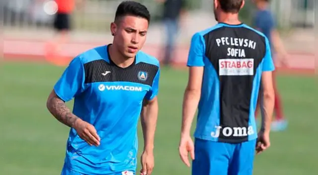 Jean Deza jugó 13 partidos en el Levski Sofía y marcó un gol. 