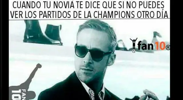 Champions League y San Valentín: los memes hilarantes por el día del fútbol y del amor. Foto: Difusión.