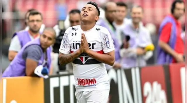 Christian Cueva buscará un nuevo gol para el Sao Paulo. Foto: SaoPaulo.net / Facebook