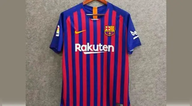 Nueva camiseta del Barcelona que lucirá Leo Messi la próxima temporada