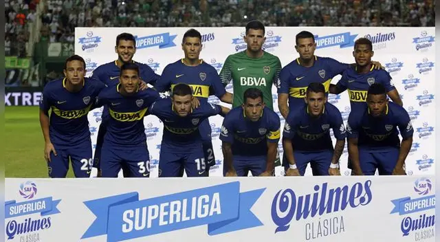El once de Boca Juniors ante Banfield: Magallán, Goltz, Rossi, Cardona, Barrios, Jara, Reynoso, Nández, Tévez, Pavón y Fabra. El once de Boca Juniors ante Banfield: Magallán, Goltz, Rossi, Cardona, Barrios, Jara, Reynoso, Nández, Tévez, Pavón y Fabra.
