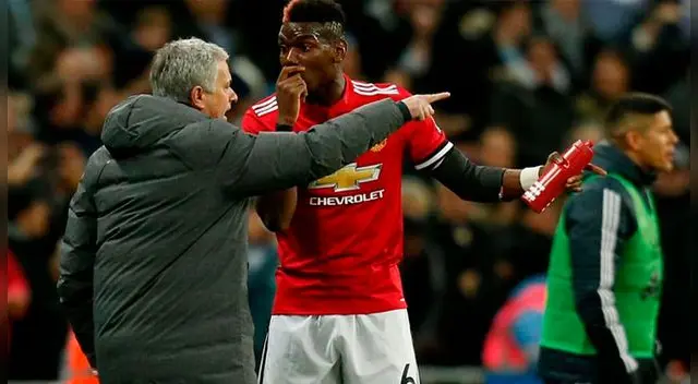 Paul Pogba y José Mourinho habrían tenido una fuerte discusión. 