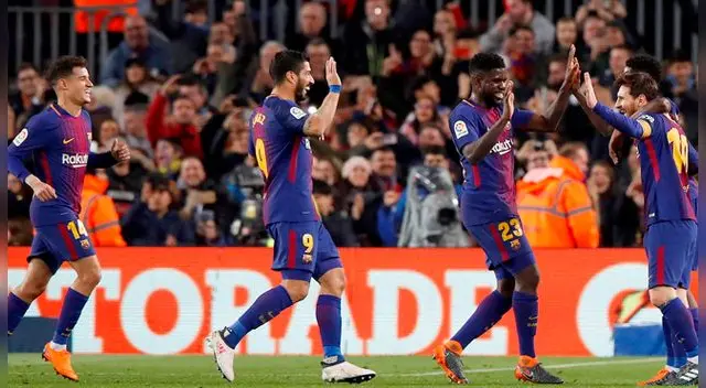 ¡PALIZA! Barcelona goleó 6-1 al Girona con doblete de Leo Messi y un triplete de Luis Suárez