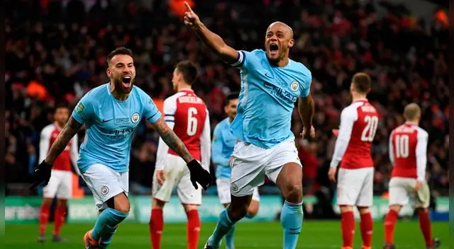 Manchester City es campeón de la Copa de la Liga inglesa tras golear 3-0 al Arsenal Manchester City es campeón de la Copa de la Liga inglesa tras golear 3-0 al Arsenal