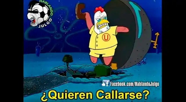 Memes por la caída de Universitario por 3-1 contra Alianza Lima en el Monumental.