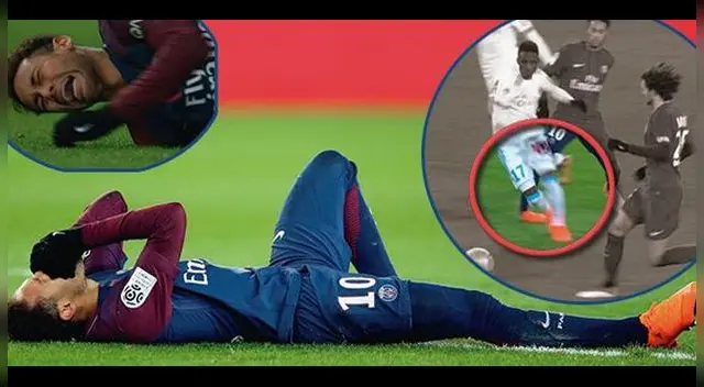 Neymar se lesiona y peligra para el PSG vs. Real Madrid