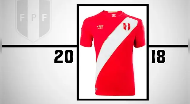 Esta es la camiseta alterna que Perú utilizará en Rusia 2018. Esta es la camiseta alterna que Perú utilizará en Rusia 2018.