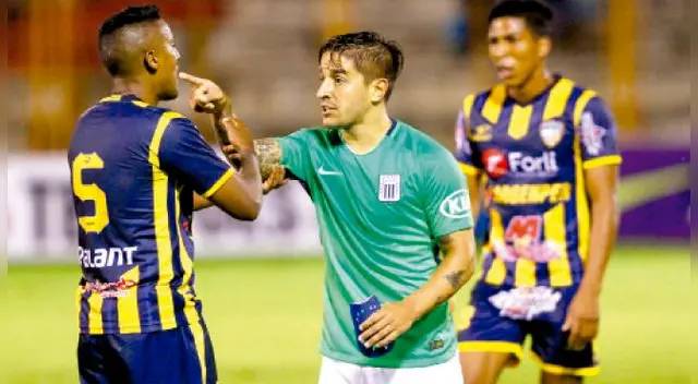 Alejandro Hohberg, durante el Sport Rosario-Alianza Lima.