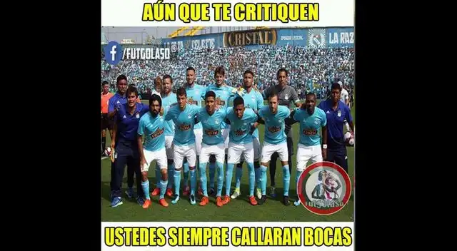 Sporting Cristal, víctima de memes tras quedar eliminado de la Copa Sudamericana por Lanús Sporting Cristal, víctima de memes tras quedar eliminado de la Copa Sudamericana por Lanús