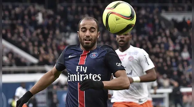 Lucas Moura, durante su etapa en el PSG.