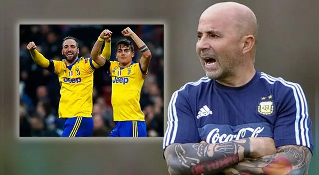 Jorge Sampaoli elogió a Gonzalo Higuaín y Paulo Dybala