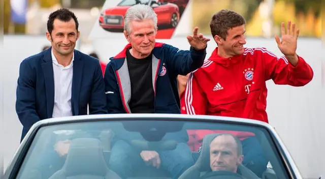 Jupp Heynckes durante un evento del Bayern Múnich. Jupp Heynckes durante un evento del Bayern Múnich.