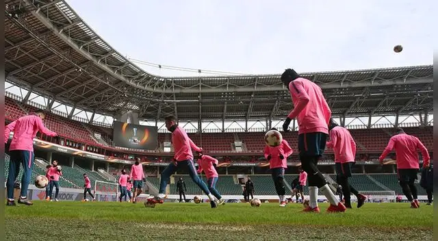 El cuadro 'colchonero' buscará clavarle la estocada final al equipo de la 'Foquita' por la Europa League. El cuadro 'colchonero' buscará clavarle la estocada final al equipo de la 'Foquita' por la Europa League.