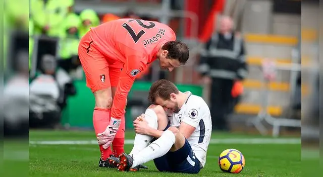 Kane se lesionó durante el partido ante Bournemouth por la Premier League Kane se lesionó durante el partido ante Bournemouth por la Premier League