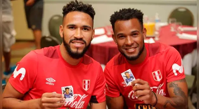Los jugadores de la selección peruana recibieron el Álbum Panini. Foto: FPF