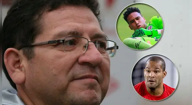 Julio Segura confía en que Pedro Gallese se recupere rápido. Fuente: GLR