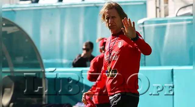 La selección peruana trabajó este jueves en el Hard Rock Stadium previo a su amistoso con Croacia. Foto: Luis Jímenez