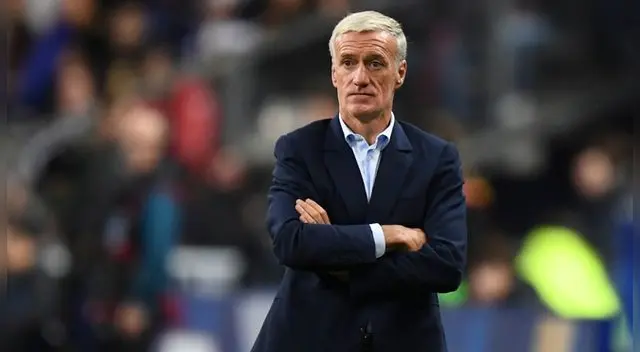 Didier Deschamps observó a Perú durante choque ante Croacia 