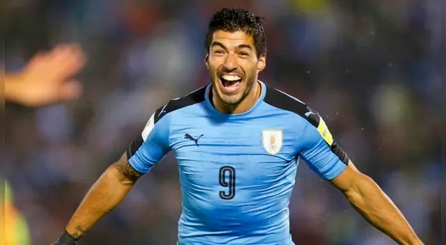 Luis Suárez suma 50 festejos con 'La Celeste'.