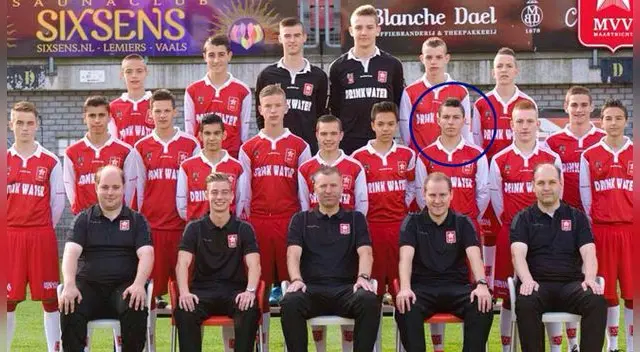 Marcello Ruiz jugó en el Jong MVV Maastricht de Holanda 