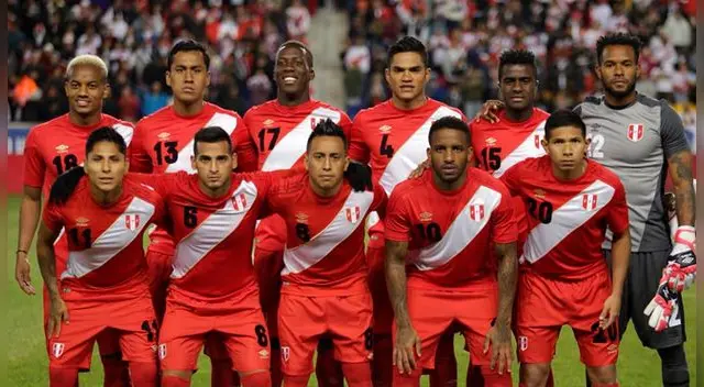 Equipo peruano que jugó ante Islandia 