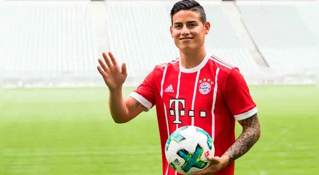 James Rodríguez está muy a gusto en el Allianz Arena. James Rodríguez está muy a gusto en el Allianz Arena.