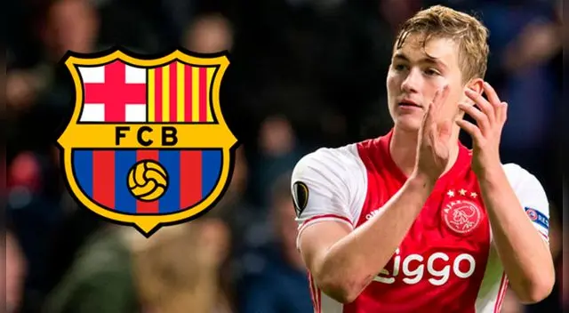 Matthijs de Ligt es objeto de obsesión en tienda 'culé'. Matthijs de Ligt es objeto de obsesión en tienda 'culé'.