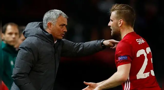 José Mourinho y Luke Shaw vuelven a enfrentarse en las instalaciones del club.
