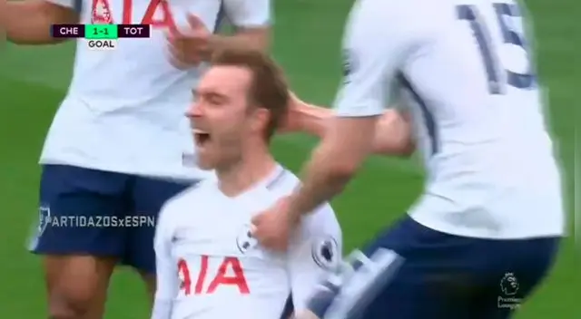 Christian Eriksen no marcaba desde el 31 de enero. Fue al Manchester United. 