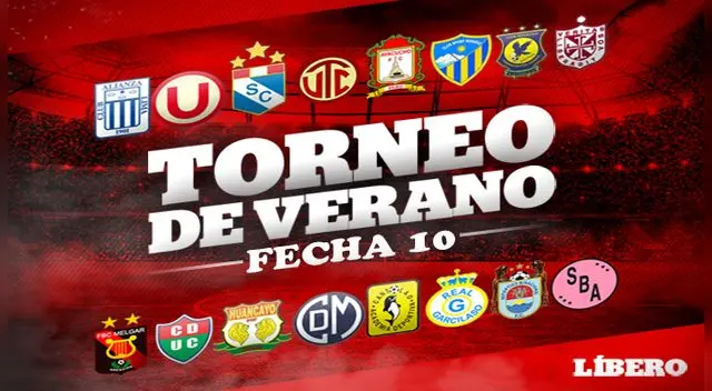 Programación de la fecha 10 del Torneo de Verano.
