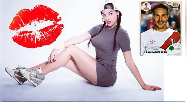 La modelo no esconde su cariño a Paolo Guerrero.