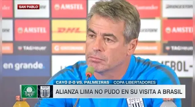 Pablo Bengoechea lamentó los errores de Alianza Lima 