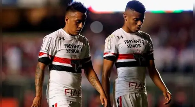 Christian Cueva viene jugando su tercera temporada con la camiseta de São Paulo.