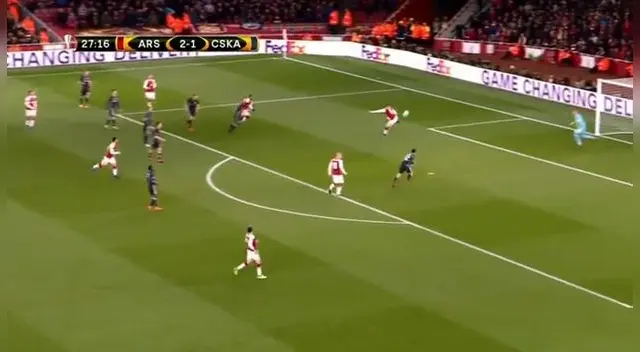 Aaron Ramsey lleva 3 goles y 2 asistencias en la Europa League 2017-18.