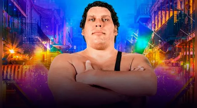 En WWE Wrestlemania 34, Batalla Real Conmemorativa de André el Gigante. Foto: WWE 
