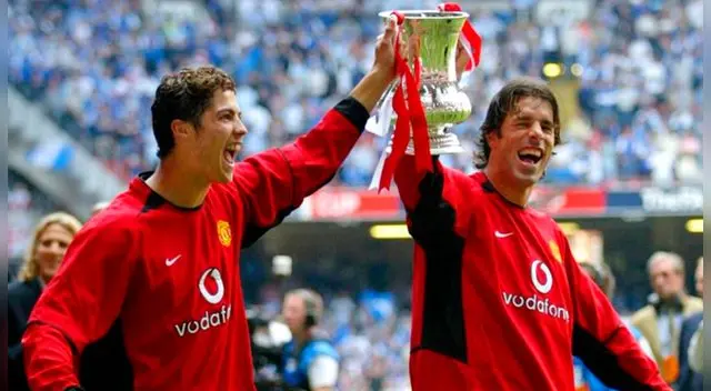 Ruud van Nistelrooy y Cristiano Ronaldo hicieron muchas diabluras juntos. 