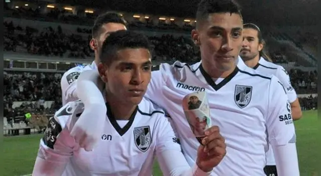 Paolo Hurtado suma, hasta el momento, 12 tantos con la camiseta del Vitória Guimaraes en la presente campaña 2017-18.     