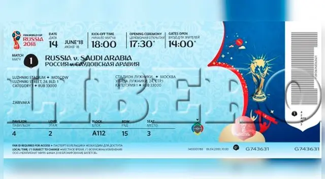Rusia 2018: Conoce al detalle el diseño de la entrada inaugural para el Mundial [VIDEO]