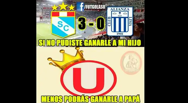 Alianza Lima y los mejores memes de su derrota ante Sporting Cristal.