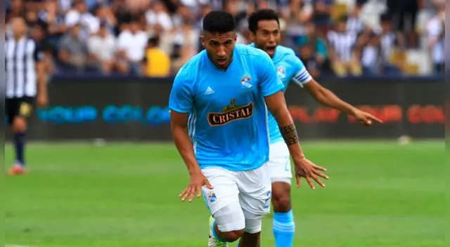 Josepmir Ballón celebra su gol a Alianza Lima en Matute. Josepmir Ballón celebra su gol a Alianza Lima en Matute.