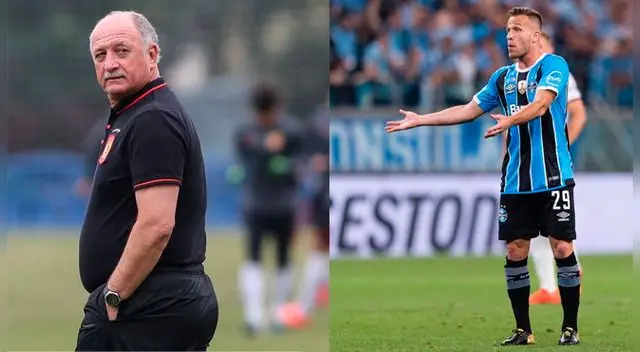 Luiz Felipe Scolari hizo debutar a Arthur en el Gremio.