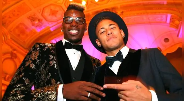 Paul Pogba y Neymar Júnior juntos. Foto: Twitter Paul Pogba y Neymar Júnior juntos. Foto: Twitter